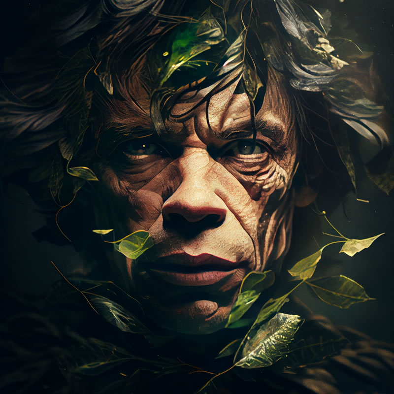 Mick Jagger with leaves, limited art print for sale – Brilliant Prints: limited  edition prints