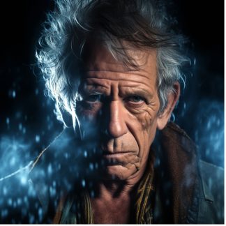 Brilliant prints, Keith Richards as a Rock God, limited edition fine art prints for sale