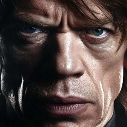 Brilliant prints, Mick Jagger as a Rock God, limited edition fine art prints for sale, actual size