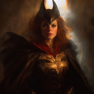 Brilliant Prints, Batwoman as painted by Rembrandt, limited edition fine art prints for sale