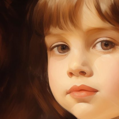 Limited edition art prints Renoir, mother, child and pistol detail