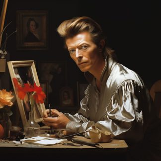 Brilliant Prints, David Bowie as painted by Rembrandt, 2, limited edition fine art prints for sale